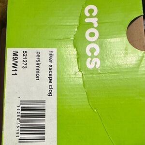 CROCS Hiker Xscape Clog in Persimmon